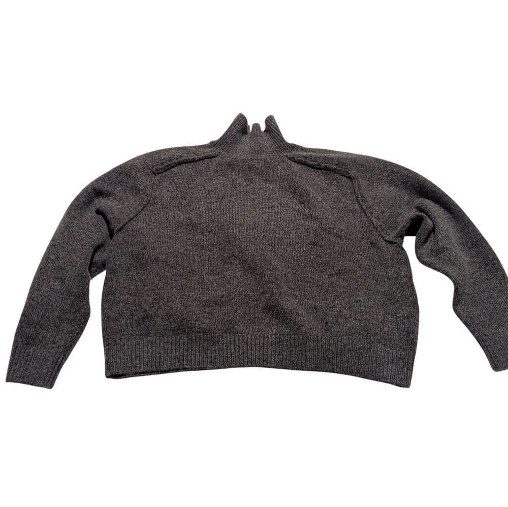 NWT H&M Dark Gray Mock Turtleneck Sweater Women's, L
